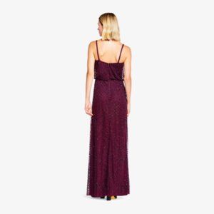 Adrianna Papell Beaded Blouson Dress - Size 2
